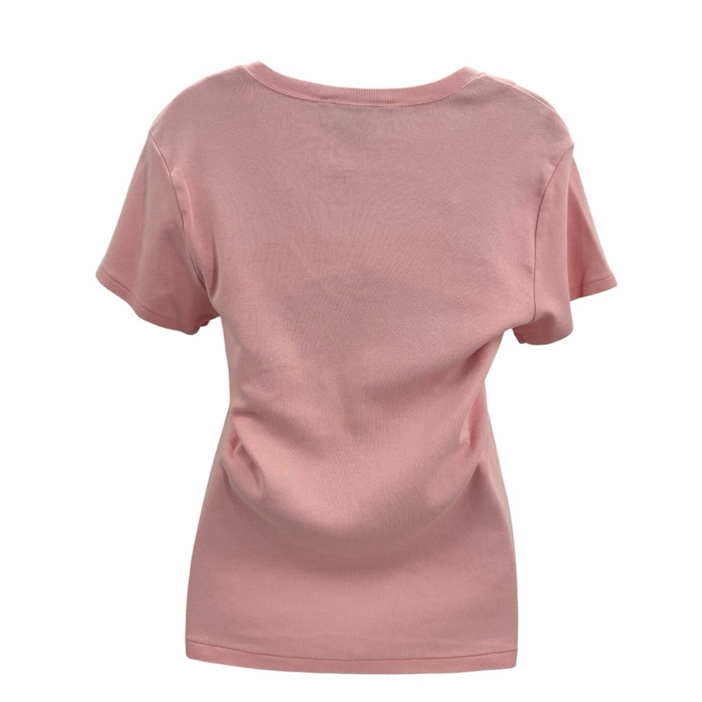 Ralph Lauren Sport Soft Pink Cotton Jersey V-Neck T-Shirt Sz.XL - Picture 5 of 10